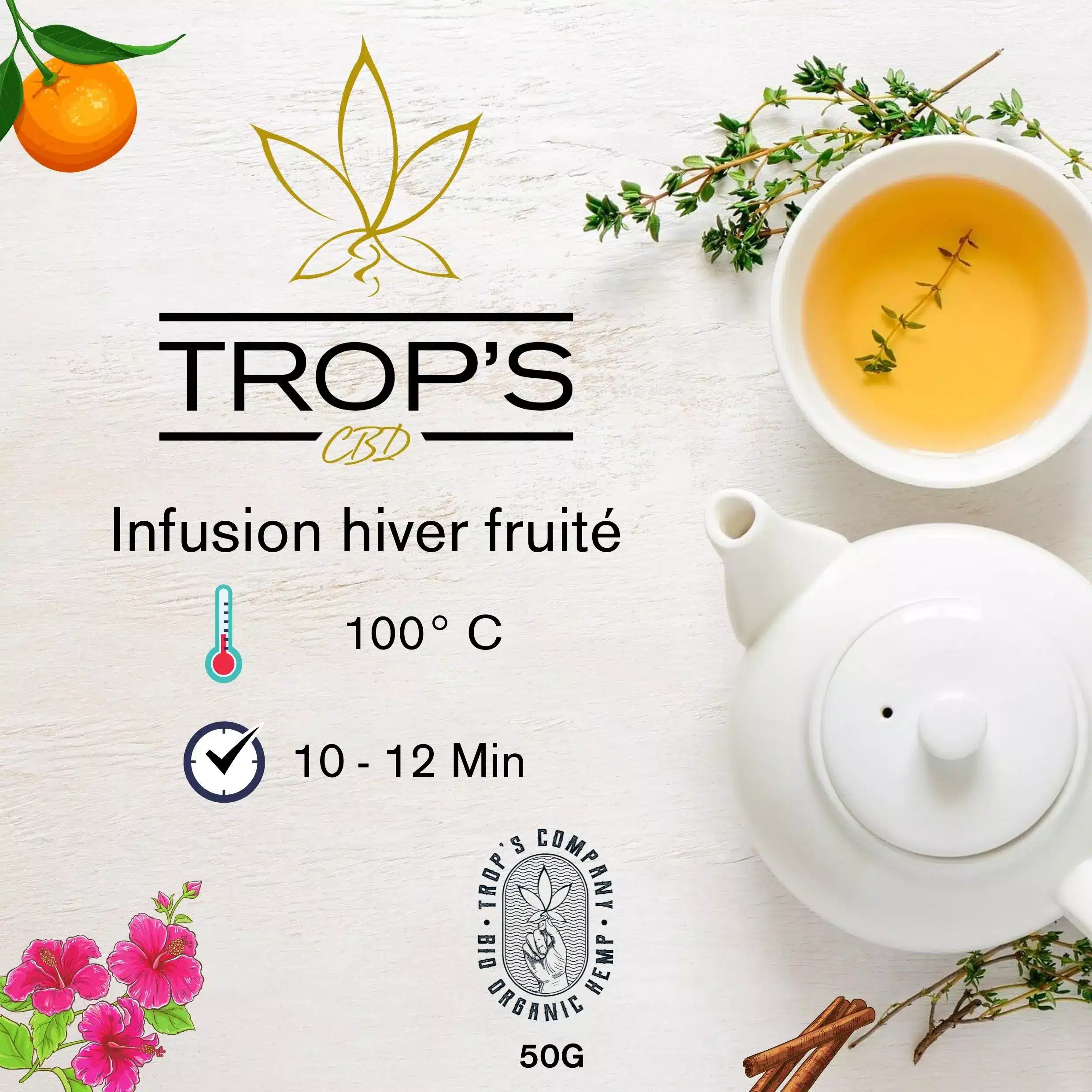 INFUSION HIVER FRUITE 50G