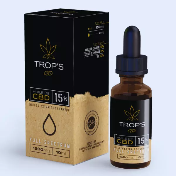 Huile de CBD 15%