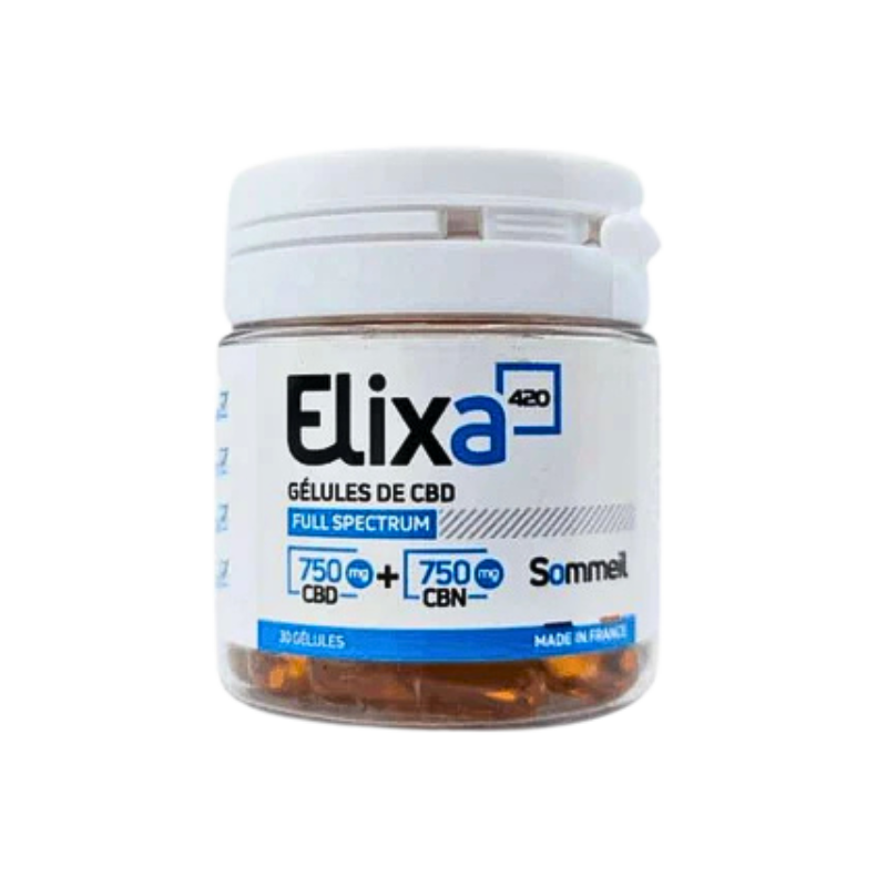 Gélules sommeil CBD-CBN Elixa